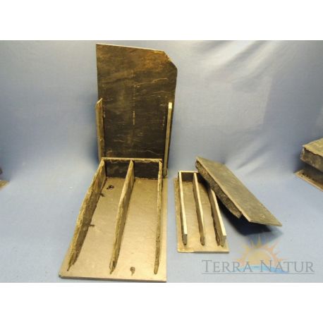 Professional breeding double cave to open (2,5 cm x 2,5 cm)