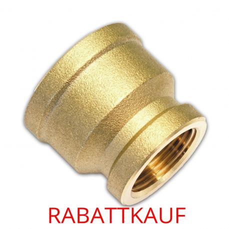 Reduziermuffe IG/IG Messing Fittings Schwere Ausführung 240