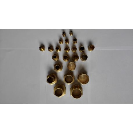 Messing Schlauchtülle mit Außengewinde, Tülle Stutzen Schlauchnippel 680 (10 pcs.)