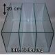 SET TRANSPARENT Aquarium für Kallax Regale mit 2x Trennscheibe (20 cm)