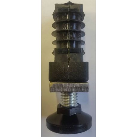 Schraubfuß stabil M10 Stellschraube, 35mm regulierbar