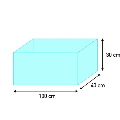 Aquarium 100x40x40 cm