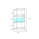 Shelf 60 x 40 x 30 cm