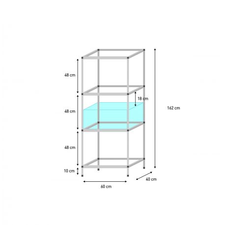 Shelf 60 x 40 x 30 cm