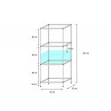 Shelf 60 x 30 x 30 cm