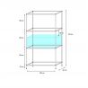 Shelf 100 x 40 x 40 cm
